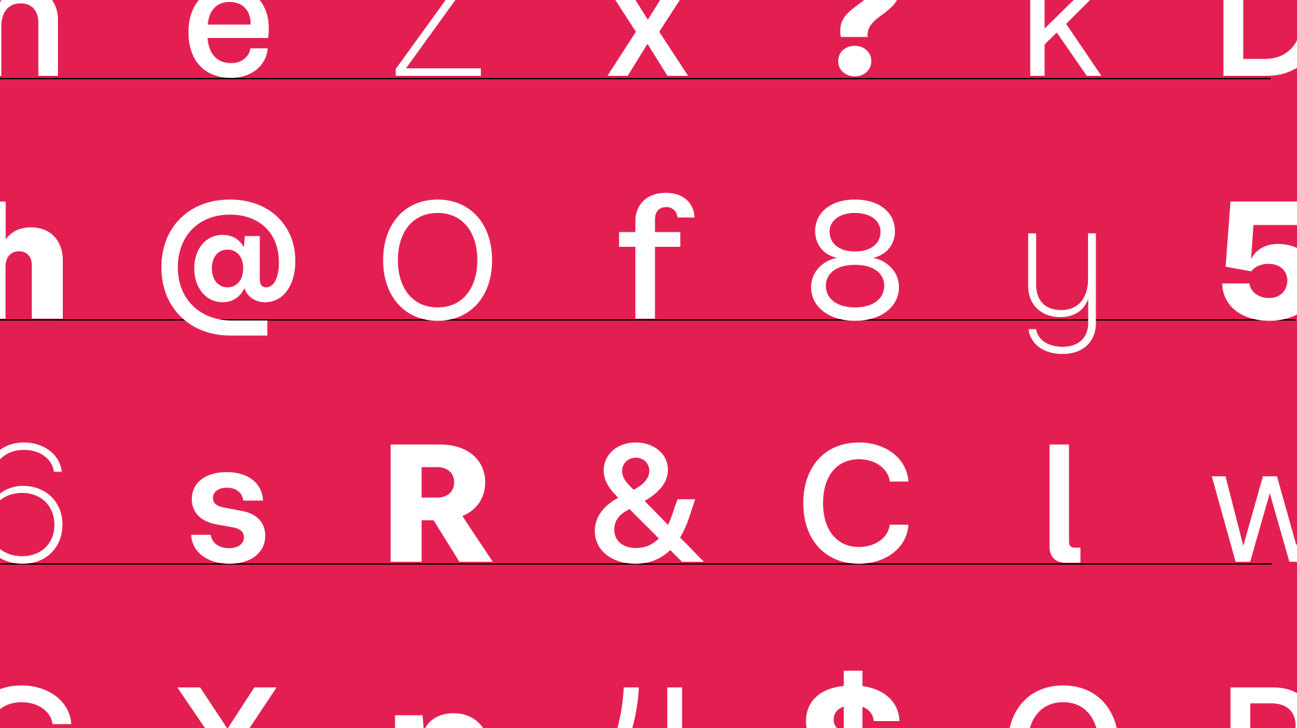 typography preview